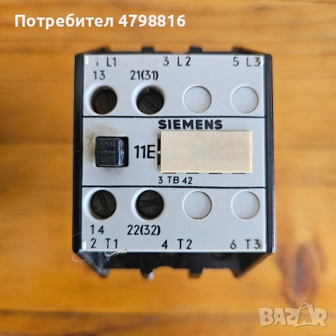 Контактори Siemens, снимка 4 - Резервни части за машини - 54279229