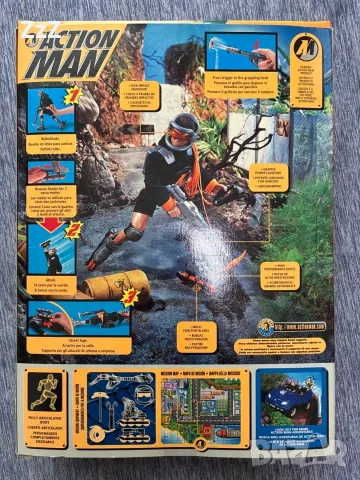 Ретро Екшън Мен Фигура Roller Extreme Hasbro от 2000г., снимка 2 - Фигурки - 55737685