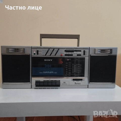 SONY радиокасетофон, снимка 3 - Радиокасетофони, транзистори - 52776889