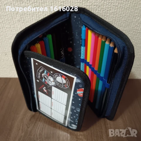 Ученически несесер с консумативи в него - Косммическо пространство., снимка 13 - Ученически пособия, канцеларски материали - 50900208