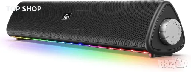 SOMEYOU Bluetooth високоговорител за компютър, 20 W стерео звук, 3,5 mm Aux-in