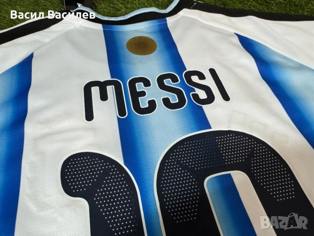 Фланелка на Аржентина с Меси, снимка 2 - Футбол - 52849093