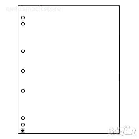 Leuchtturm Numis ZWL междинни листа бели / оп.5 бр /