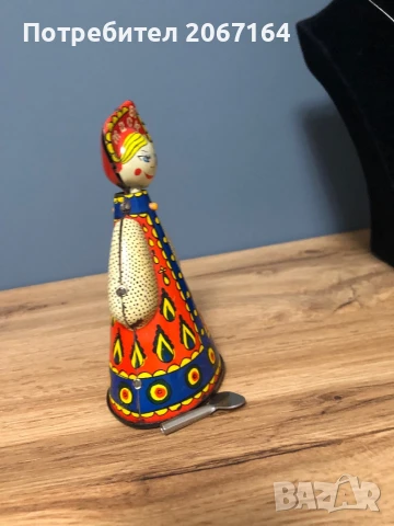 Стара ламаринена играчка, снимка 3 - Колекции - 50463709