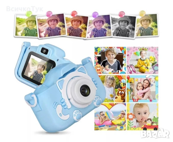 ✨Детски фотоапарат - СИН / РОЗОВ  , снимка 3 - Други - 50900424