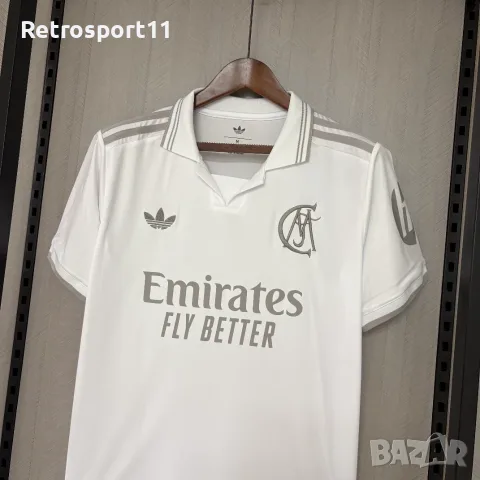 Реал Мадрид 125th Anniversary Екип | Real Madrid 125 Years Jersey, снимка 3 - Футбол - 56084386