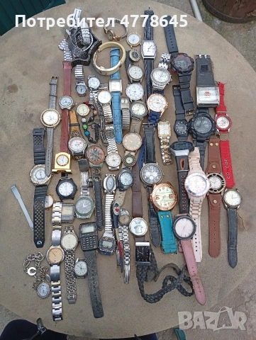 лот ретро ръчни часовници 