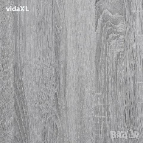 vidaXL Сайдборд, сив сонома, 50x42,5x93 см, инженерно дърво, снимка 10 - Бюфети - 56148151
