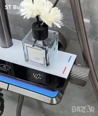 Луксозна Душ Система с 4 Изхода + LED Осветление и Цифров Дисплей, снимка 5 - Душове - 50892423