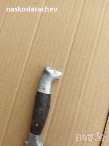 Колекционерски ретро нож с меча глава , снимка 12 - Ножове - 44308818