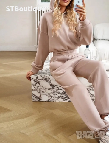 🌸 Дамски Елегантен Ежедневен  Комплект – (различни цветове) -STBoutique 🌸, снимка 4 - Спортни екипи - 52424910