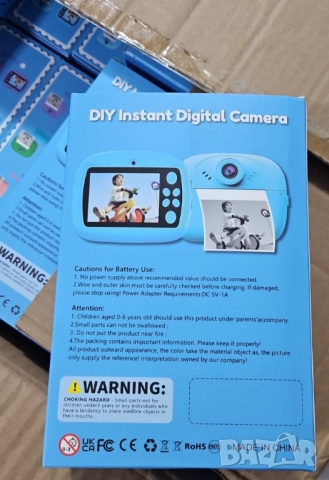 Детски принтер с фотоапарат и дисплей 2в1, снимка 3 - Образователни игри - 52736103
