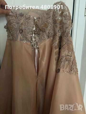 Официална рокля с корсет, снимка 4 - Рокли - 54322513