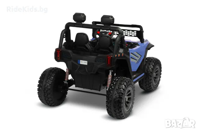 Офроуд акумулаторен автомобил BLAZE, Син– 4x4, до 35кг., с дистанционно и LED, снимка 2 - Детски велосипеди, триколки и коли - 49976055