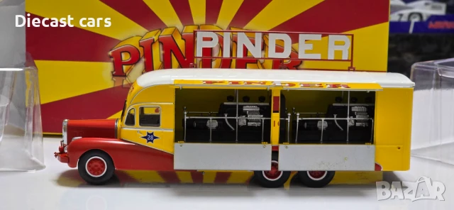 Truck Pinder circus year 1951- 1:43 Метален камион, снимка 3 - Колекции - 51317887