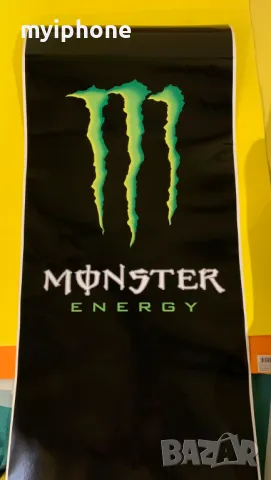  Голяма Лепенка Стикер на Monster Energy размер 38х171 см., снимка 3 - Други - 48313476