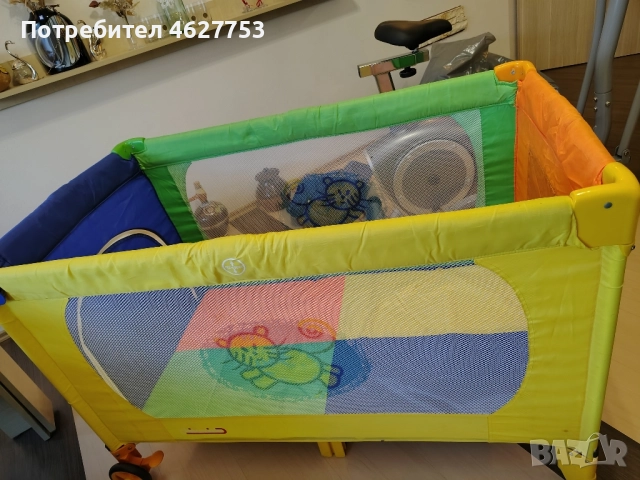 детска кошара плюс дюшек и комарник , снимка 2 - Бебешки легла и матраци - 52111311