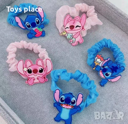 Скрънчи за коса Лило и Стич, Ластик за коса Lilo and Stitch 