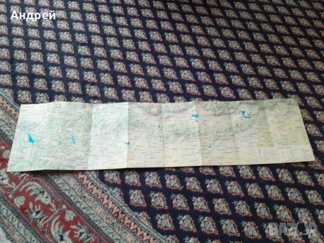 Стара брошура,карта Средна Гора, снимка 3 - Други ценни предмети - 31592800