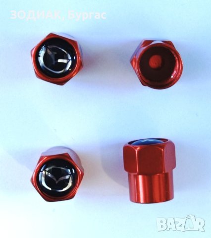 Комплект 4 броя Алуминиеви Капачки за Гуми - MAZDA, снимка 2 - Аксесоари и консумативи - 28837341