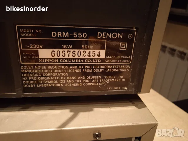 DENON DRM-550+ DENON DRA-385RD комплект дек и ресивър, снимка 9 - Декове - 48603021