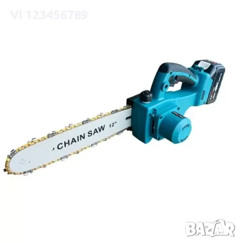 Акумулаторна резачка KraftRoyal 36V 2х 8Ah, 2 батерий+2 вериги, снимка 2 - Други инструменти - 50840533