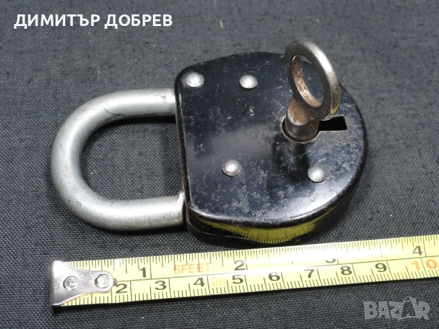 СТАР РЕТРО КАТИНАР С КЛЮЧ, снимка 3 - Антикварни и старинни предмети - 53022492