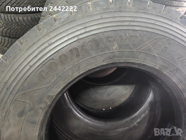 Goodyear 265-70R 17.5, снимка 5 - Гуми и джанти - 52667258