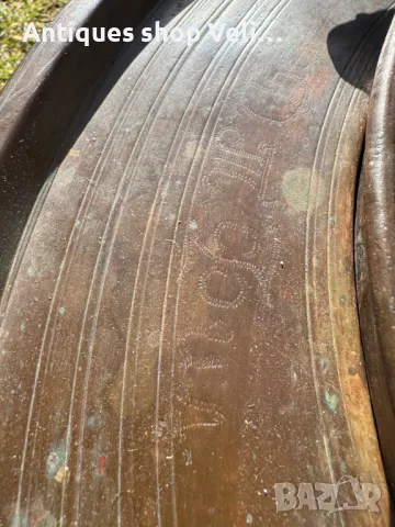 Стар меден мангал №6141, снимка 7 - Антикварни и старинни предмети - 48123867