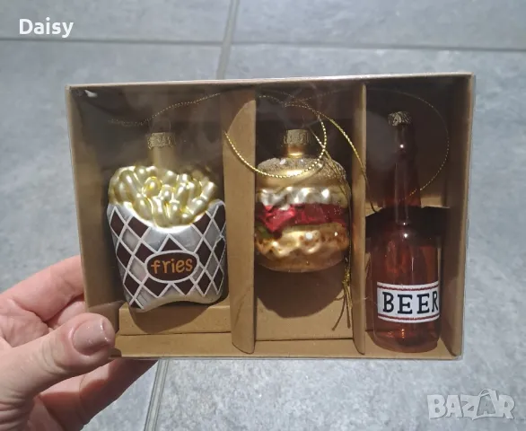 Коледни играчки от стъкло, снимка 10 - Декорация за дома - 48054165