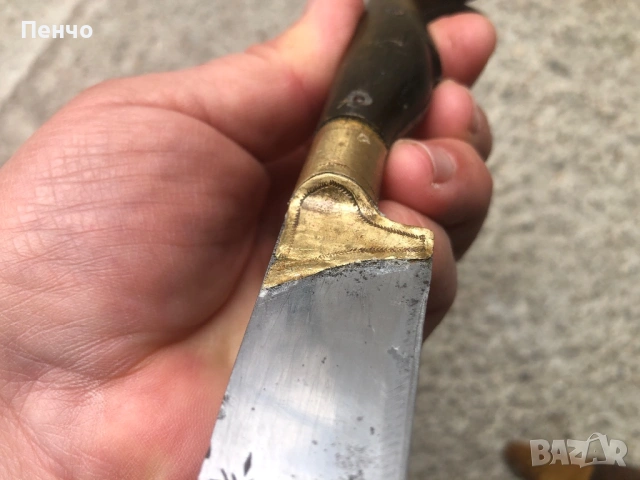 автентичен възрожденски нож /каракулак/, снимка 15 - Ножове - 50663772