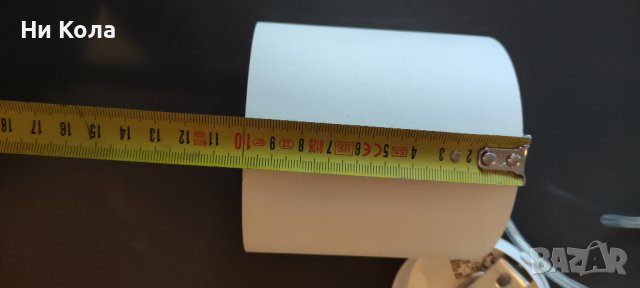  Пендел Kanlux ALGO GU10 PO-W, 220V, фасунга 1XG10, max. 1x40W, алуминий, цвят бял, снимка 3 - Лампи за таван - 40842256