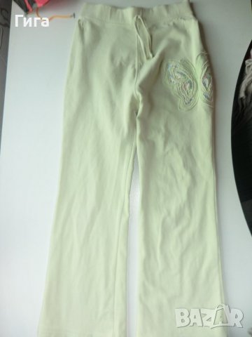 бледозелено тънко ватирано долнище, снимка 2 - Детски панталони и дънки - 37694587