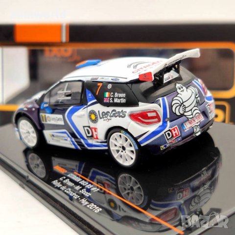 Citroen DS3 R5 №7 Rallye du Condroz/Huy - мащаб 1:43 на IXO моделът е нов в PVC дисплей-кейс, снимка 7 - Колекции - 29678130