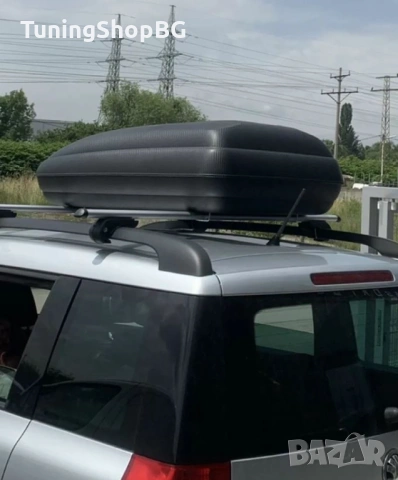 Автобокс Art Plast 133x77.8x34.5cm с ключ, 320 литра черен карбон, снимка 6 - Аксесоари и консумативи - 53984983