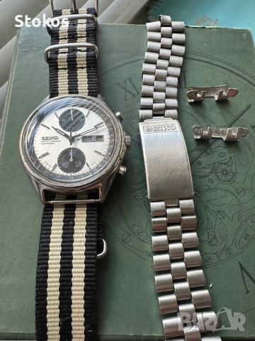 Seiko Panda chronograph 6138-8020, снимка 5 - Мъжки - 52942534