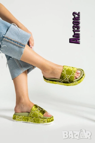 чехли на платформа christian dior gucci, снимка 3 - Чехли - 51456110