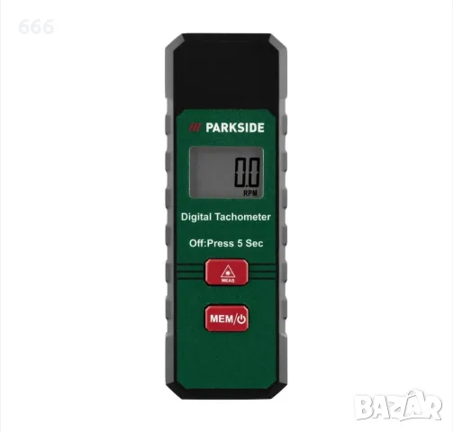 Дигитален тахометър PARKSIDE PDDM A1, безконтактно измерване на скорост