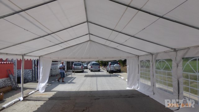 Шатра 6х6м, 100% водоустойчив PVC брезент 500гр/м2, снимка 7 - Градински мебели, декорация  - 24630627