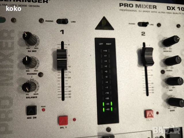 Dj mixer Behringer пулт миксер смесител маш пулт , снимка 2 - Ресийвъри, усилватели, смесителни пултове - 55848208