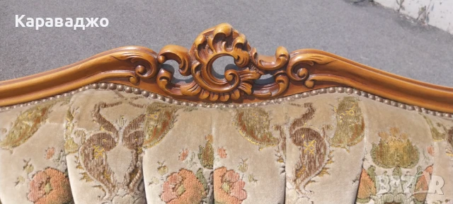 Голяма Холна Гарнитура Рококо, снимка 9 - Дивани и мека мебел - 50720610