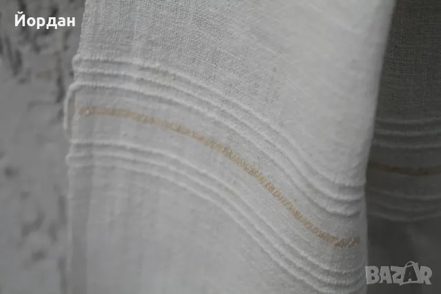 Ръчно тъкан ленен плат за кърпи, снимка 8 - Антикварни и старинни предмети - 47312788