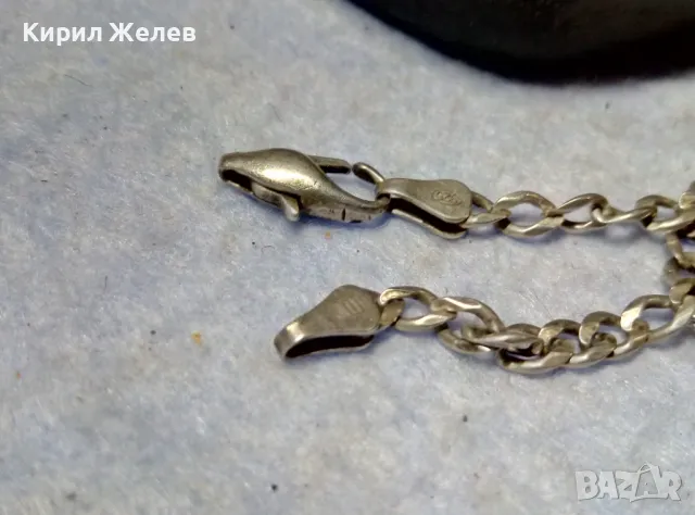 ВИНТИДЖ СРЕБЪРНА ГРИВНА МАРКОВО СРЕБРО 925 ODEMA КЛАСИЧЕСКА ПЛЕТКА с НУЖДА от ХАЛКИЧКА в КРАЯ 49740, снимка 10 - Гривни - 49553259