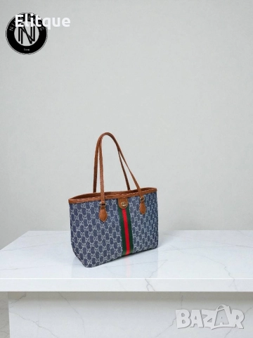 чанти GUCCİ OPHİDA GG LARGE TOTE BAG STOKTA ➡️ 43cm ⬆️ 30cм, снимка 4 - Чанти - 52513667
