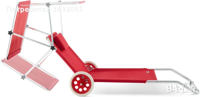 Алуминиев плажен шезлонг, снимка 5 - Къмпинг мебели - 46526928