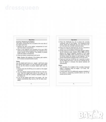 3106 Електронен нивелир с инклинометър, снимка 10 - Измервателни инструменти - 34248204