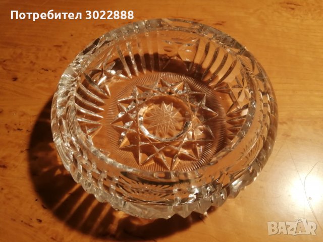 Пепелник от оловен кристал