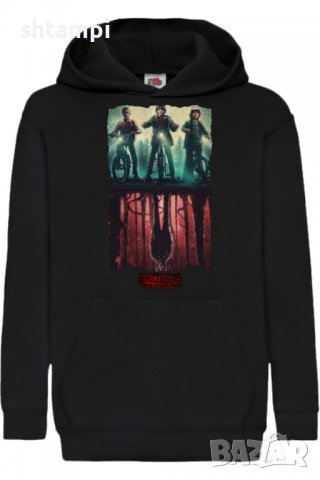 Детски Суитчър/Суитшърт Stranger Things 07,Игра,Подарък,Изненада,Забавление,Рожден Ден