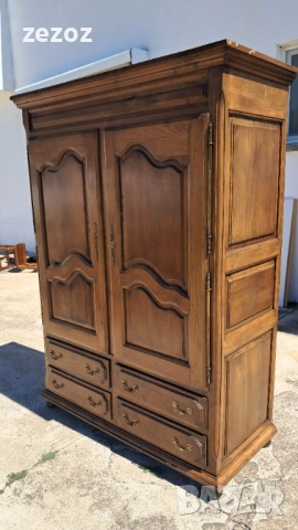 Ретро гардероб масив, снимка 2 - Гардероби - 52603893