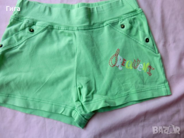 зелени къси панталонки от Гърция, снимка 1 - Детски къси панталони - 37271524